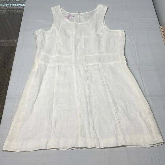 matteau linen dress Matteau Crossback Linen Dress - Oasis main image 0